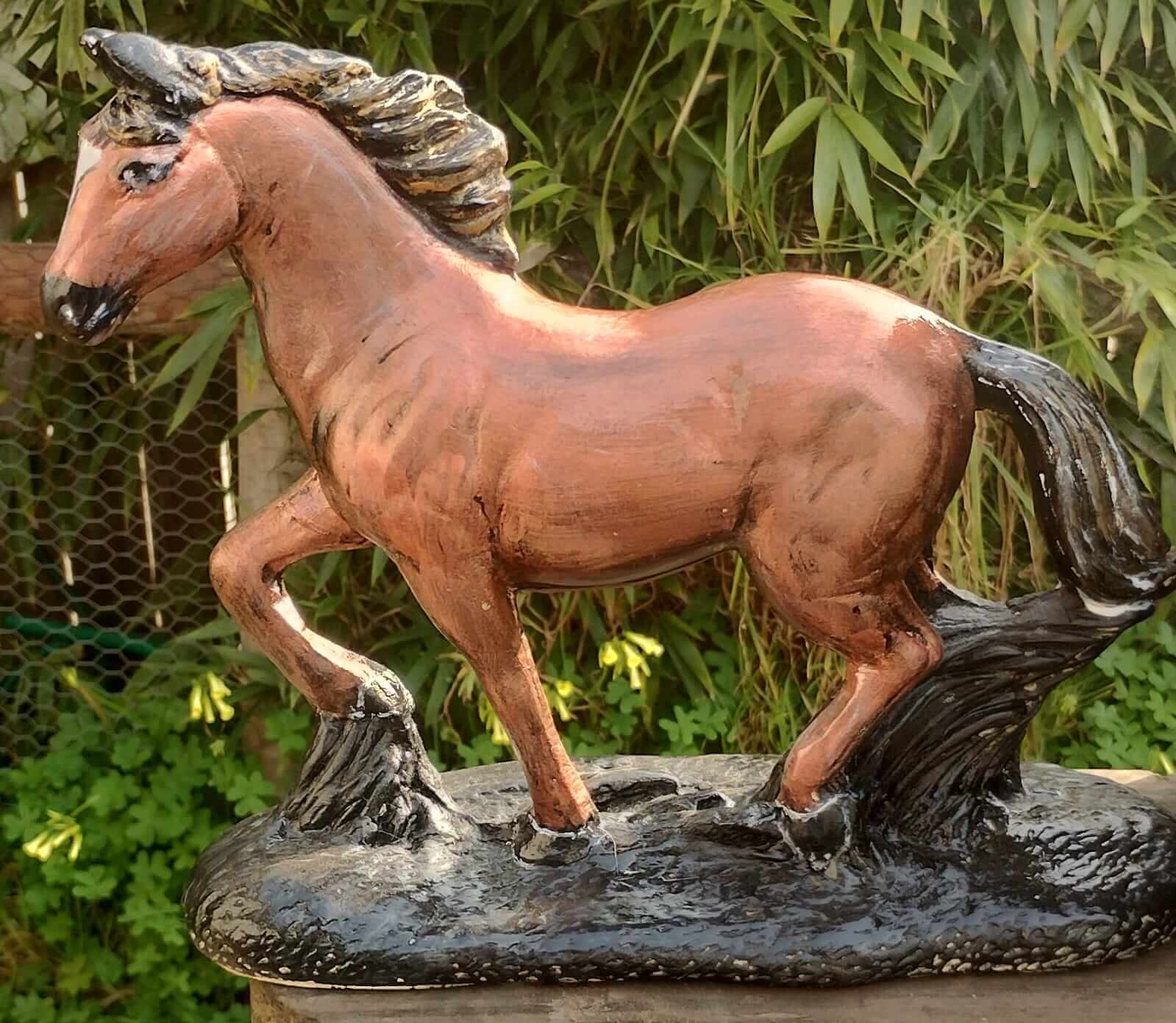 Caballo de Ziña Pintado a Mano imagen 2